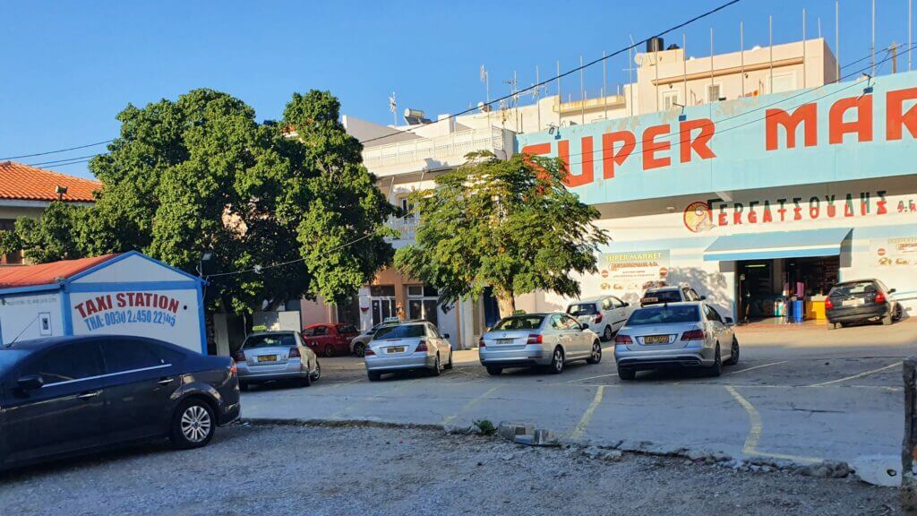 Taxi Station in Pigadia Karpathos