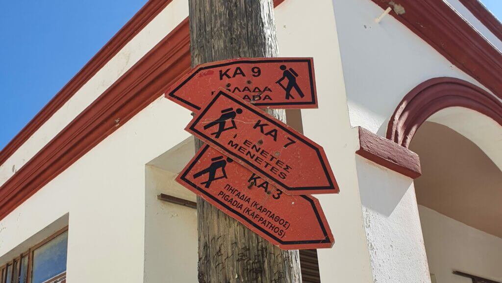 Wanderwege in Karpathos